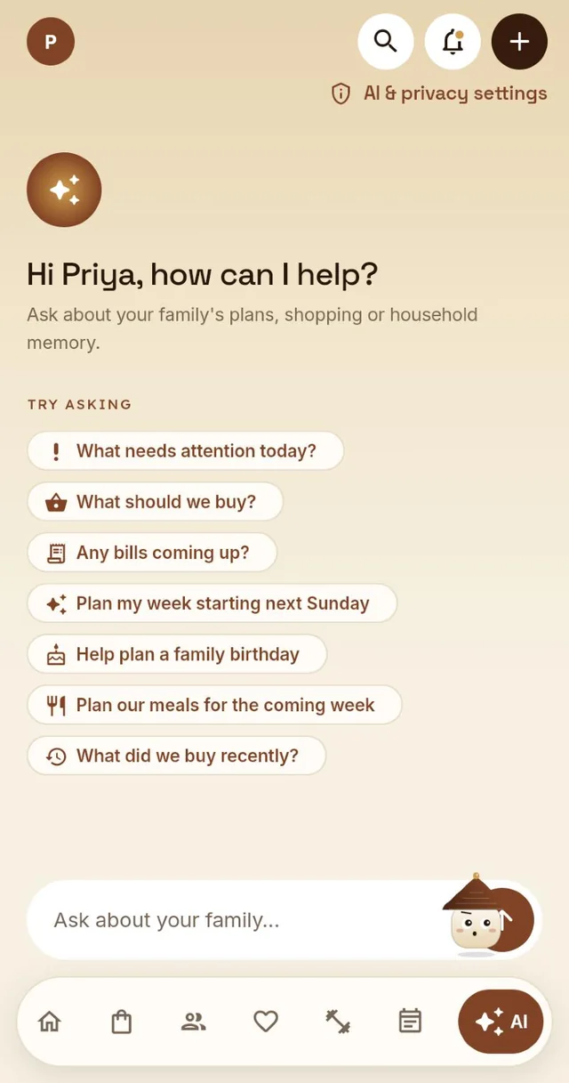 An assistant that stays in its lane screen